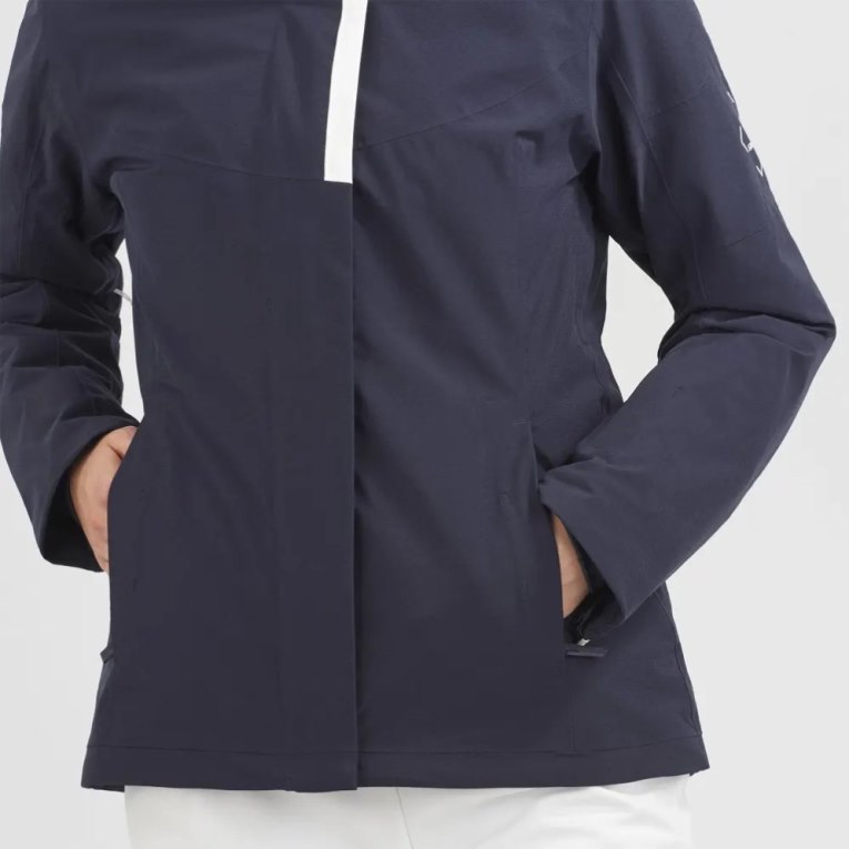 Navy Salomon Speed Women's Insulated Jackets | IE DF5139